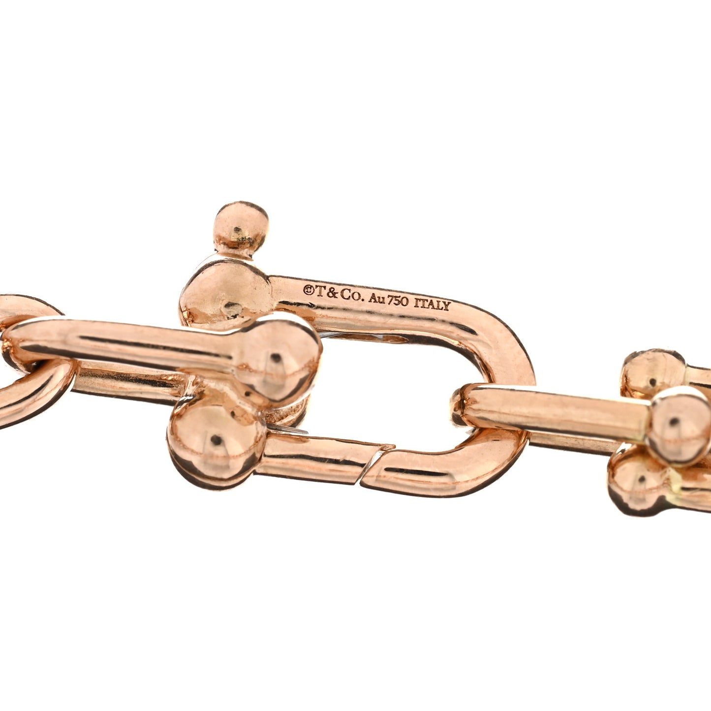 18K Rose Gold Small HardWear Link Bracelet
