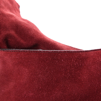 Prada Suede Hobo Cerise 13 of 14