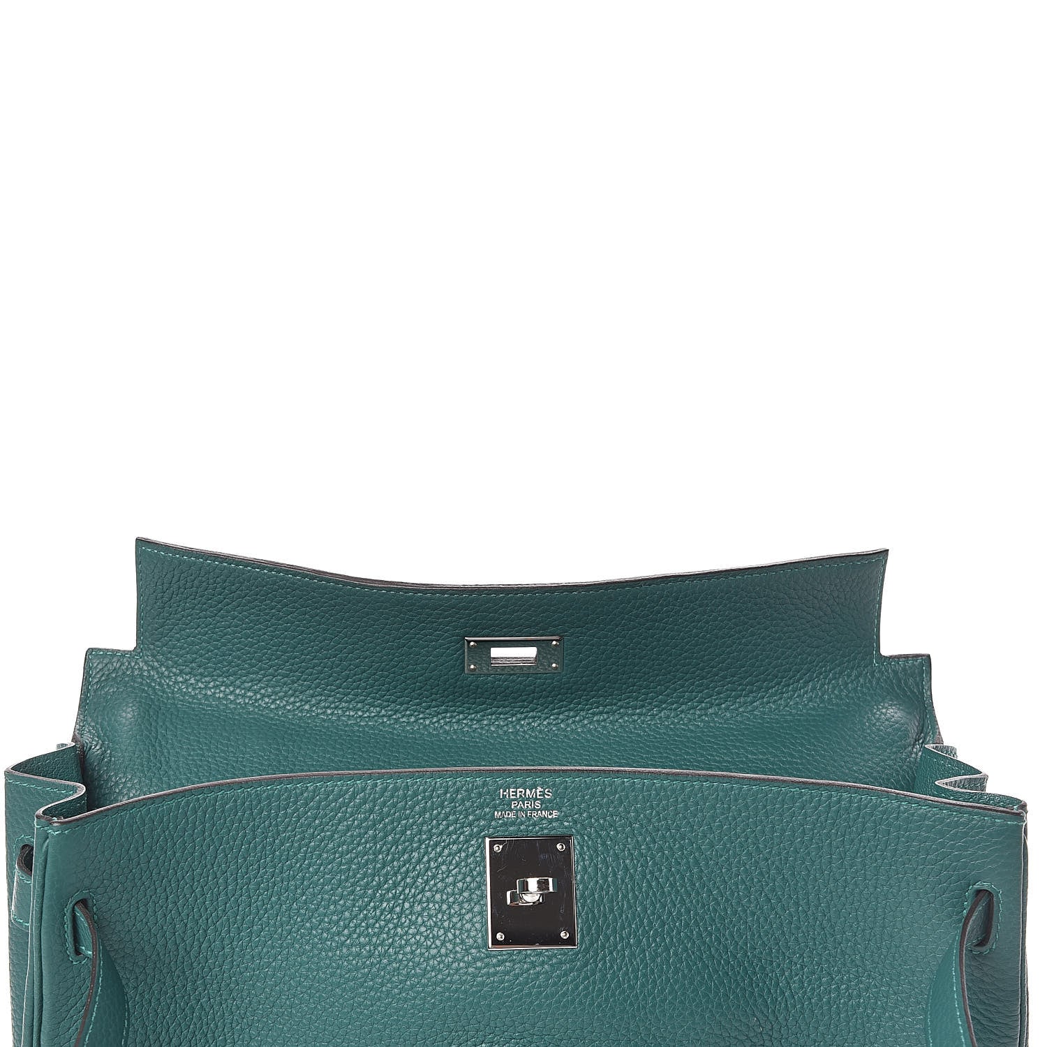 Hermes Togo Kelly Retourne 35 Malachite 10 of 33