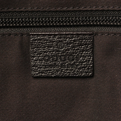Gucci GG Monogram Web Medium Classic Backpack Brown 6 of 13