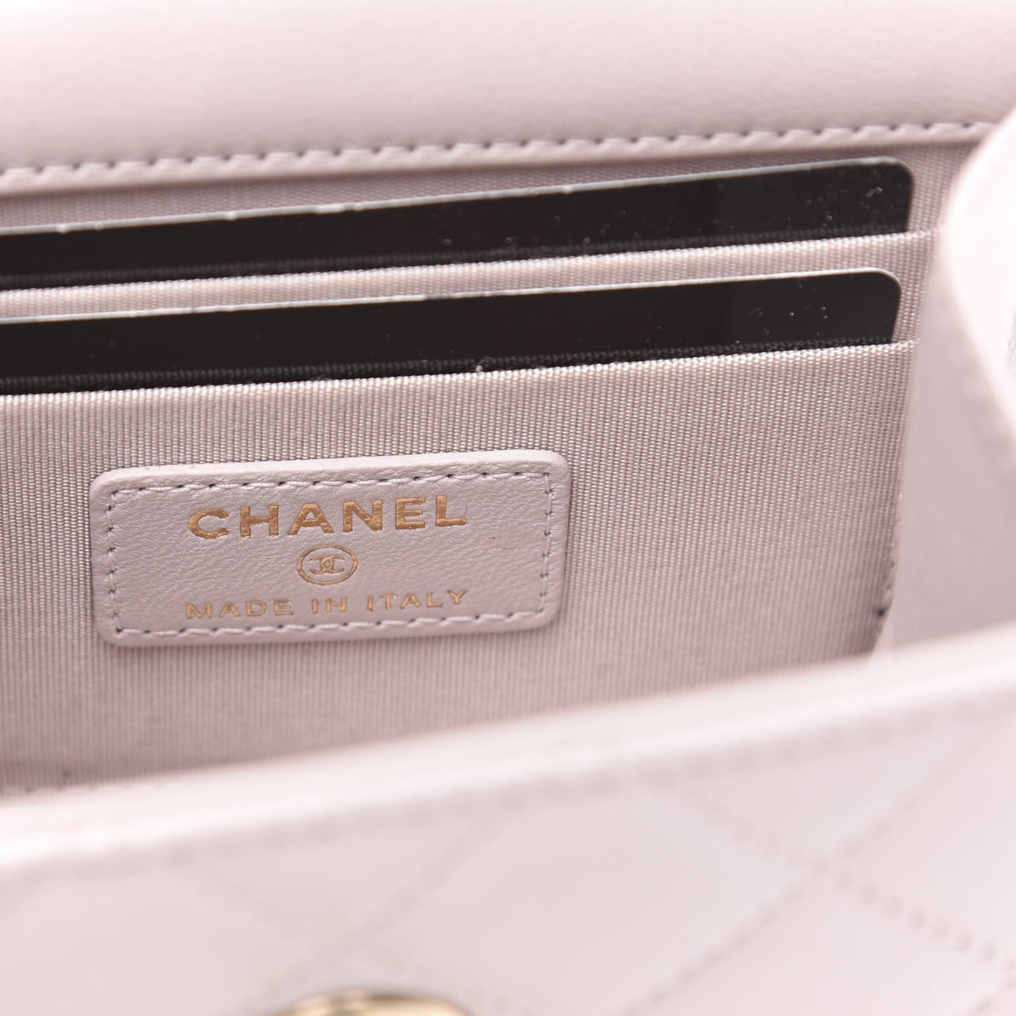 Lambskin Quilted Mini Trendy CC Clutch With Chain Lilas Lilac