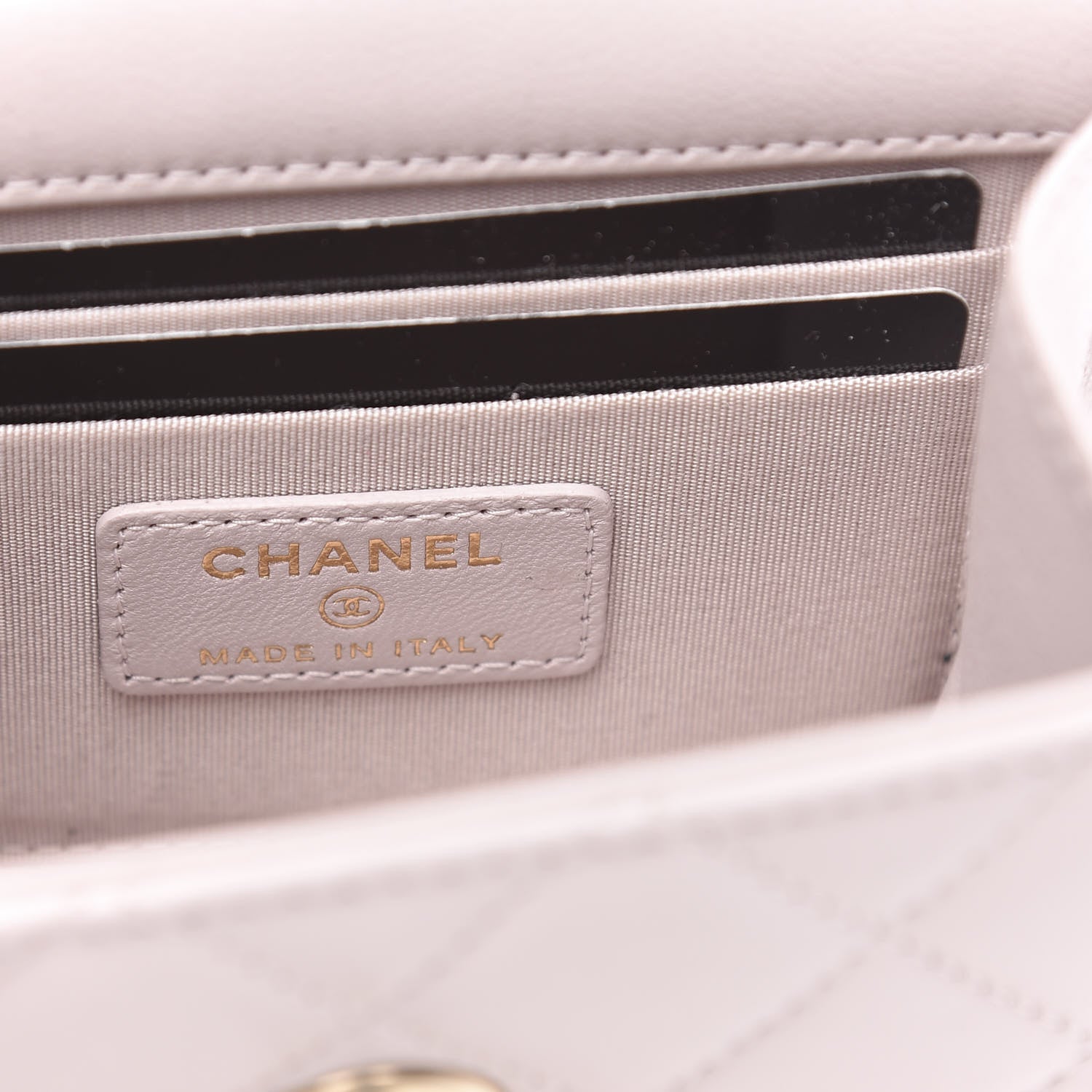 Chanel Lambskin Quilted Mini Trendy CC Clutch With Chain Lilas Lilac 6 of 10