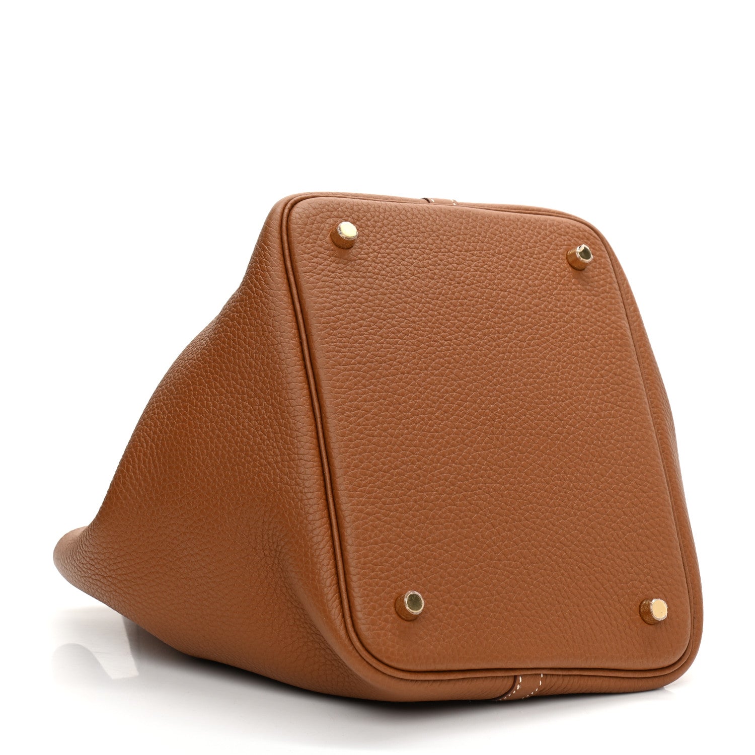 Hermes Taurillon Clemence Picotin Lock 22 MM Gold 4 of 9