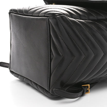 Saint Laurent Lambskin Matelasse Monogram Joe Backpack Black 10 of 10