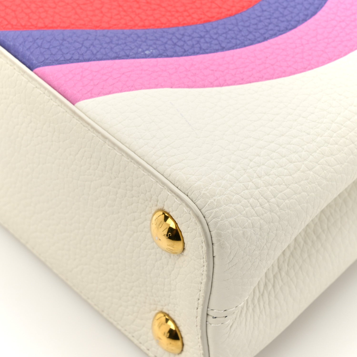 Louis Vuitton Taurillon Game On Capucines BB White 10 of 15