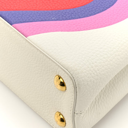 Louis Vuitton Taurillon Game On Capucines BB White 10 of 15