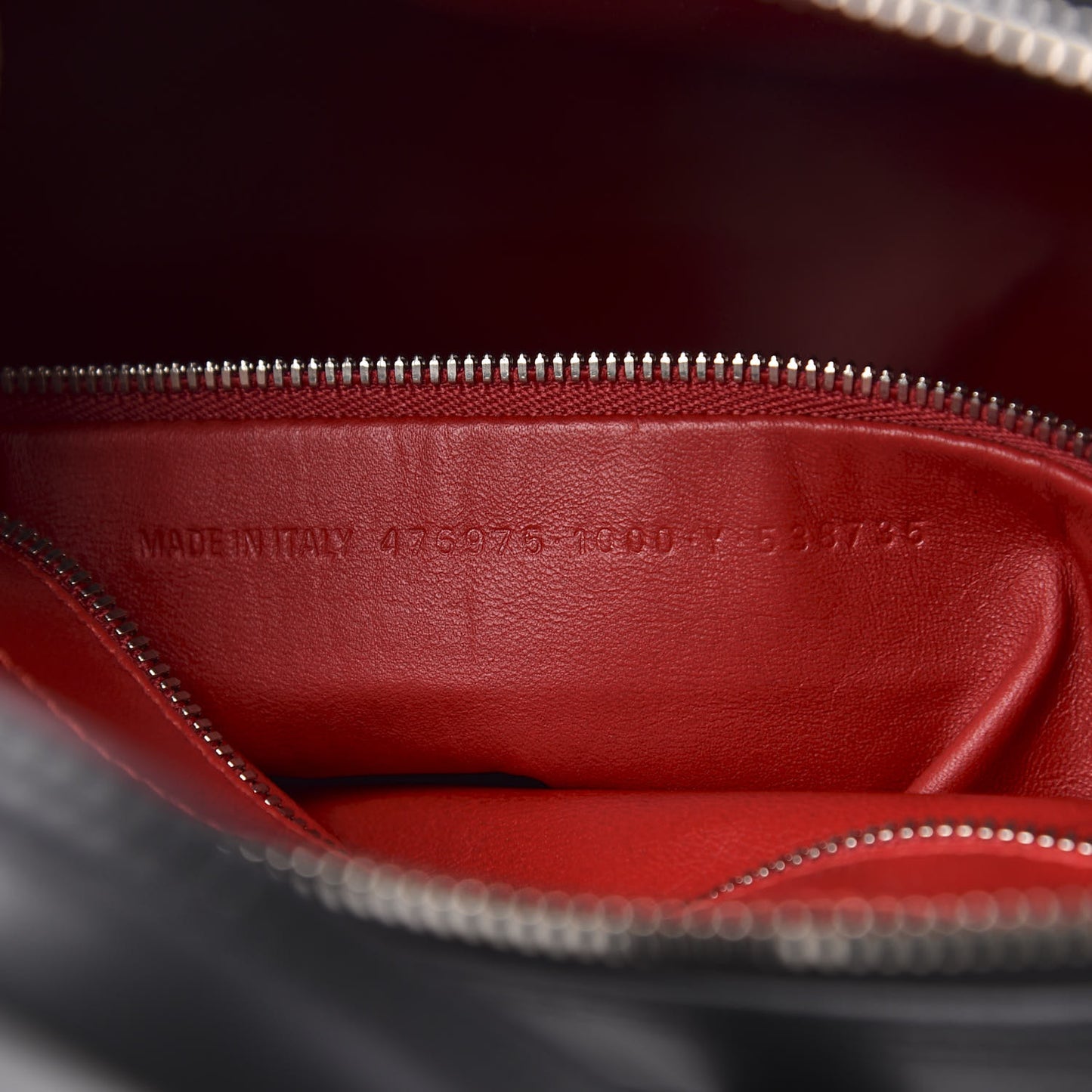 Calfskin S Triangle Duffle Black