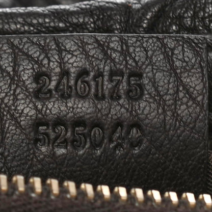 Gucci Deerskin Medium Bamboo Cosmetic Case Dark Brown 7 of 7