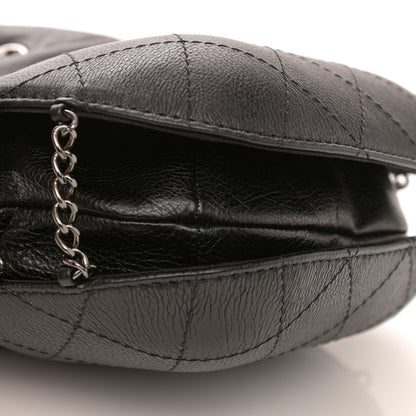Chanel Calfskin Quilted Small Gabrielle Bucket Black 5 of 10