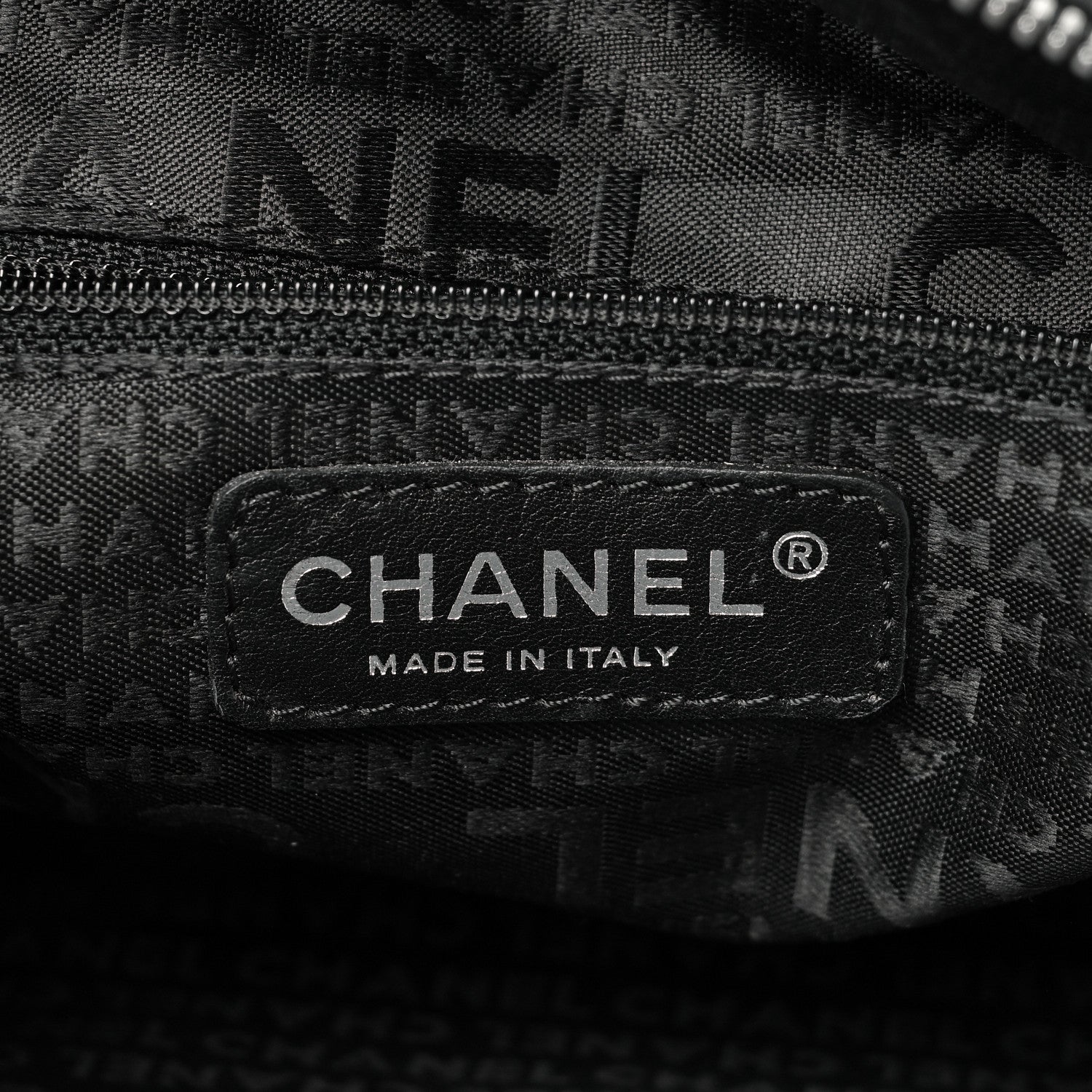 Chanel Distressed Lambskin Small Lady Braid Tote Black 5 of 9