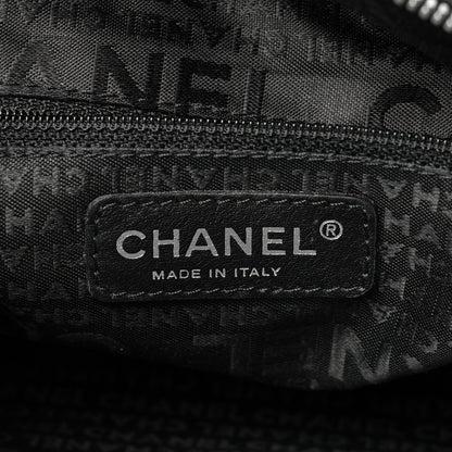 Chanel Distressed Lambskin Small Lady Braid Tote Black 5 of 9
