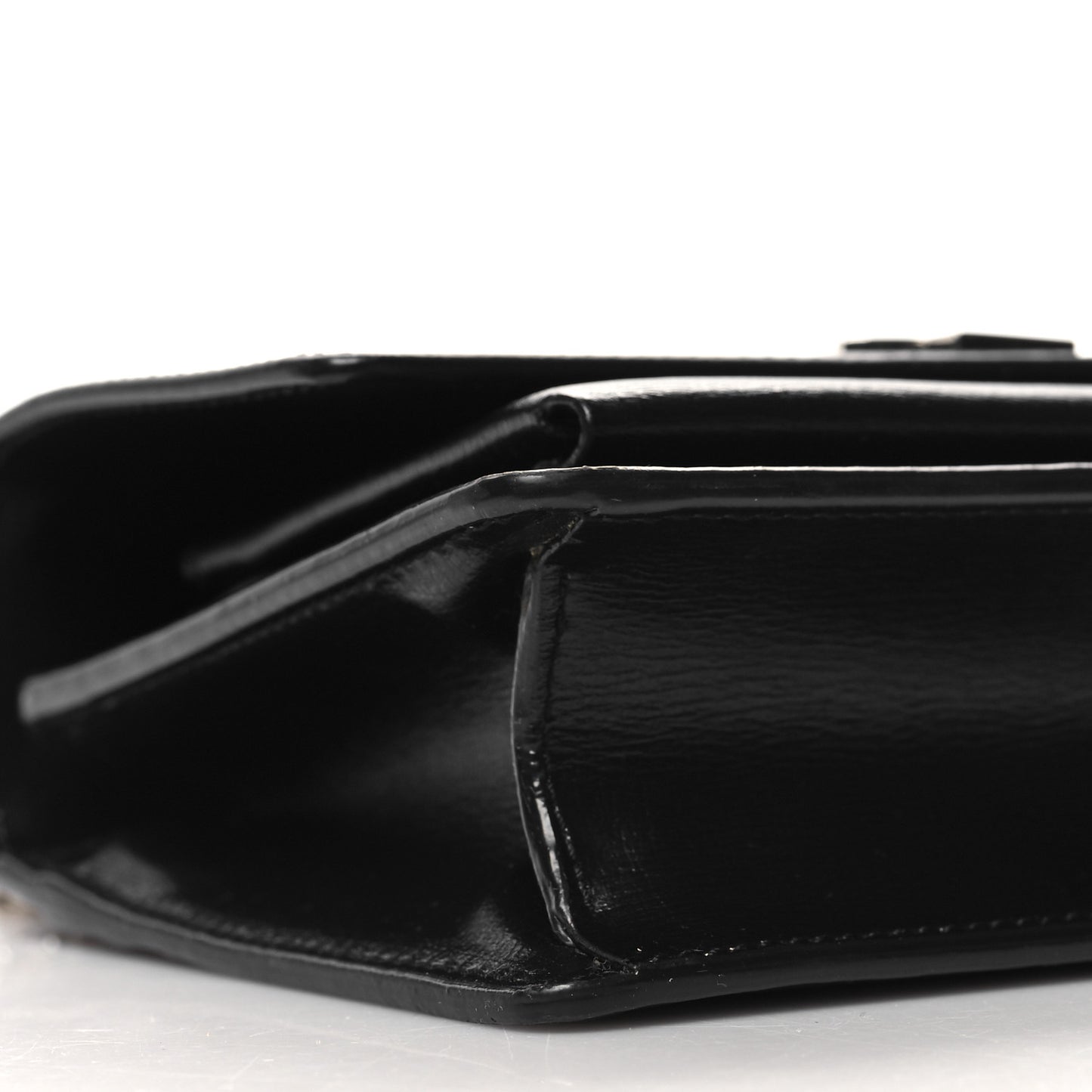 Calfskin Monogram Sunset Chain Wallet Black