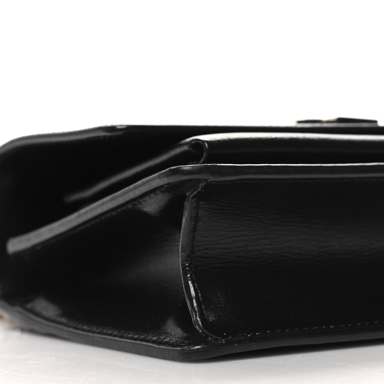Saint Laurent Calfskin Monogram Sunset Chain Wallet Black 10 of 12
