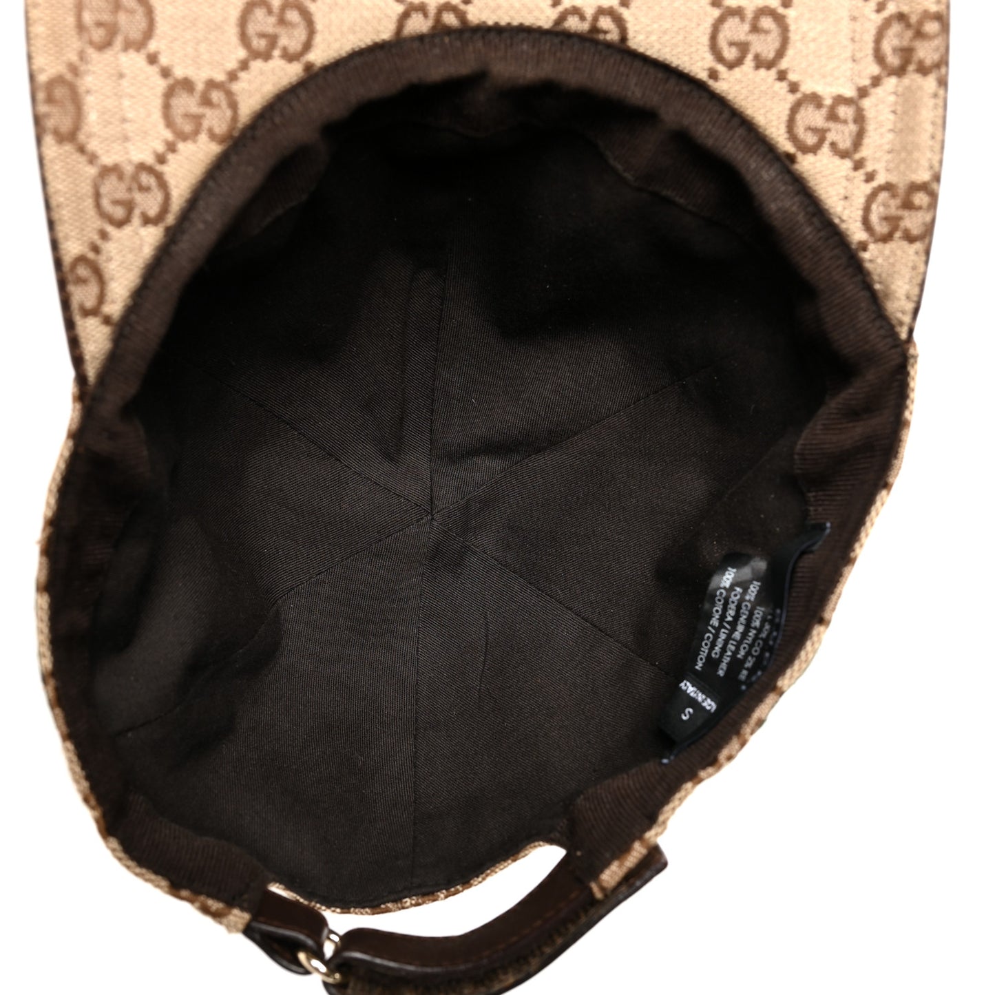 Monogram Web Baseball Hat S Beige Cocoa