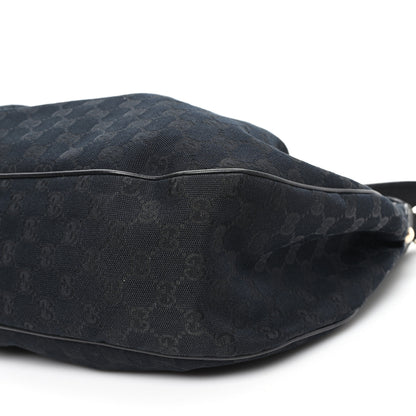 Gucci Monogram Medium Sukey Hobo Black 10 of 12