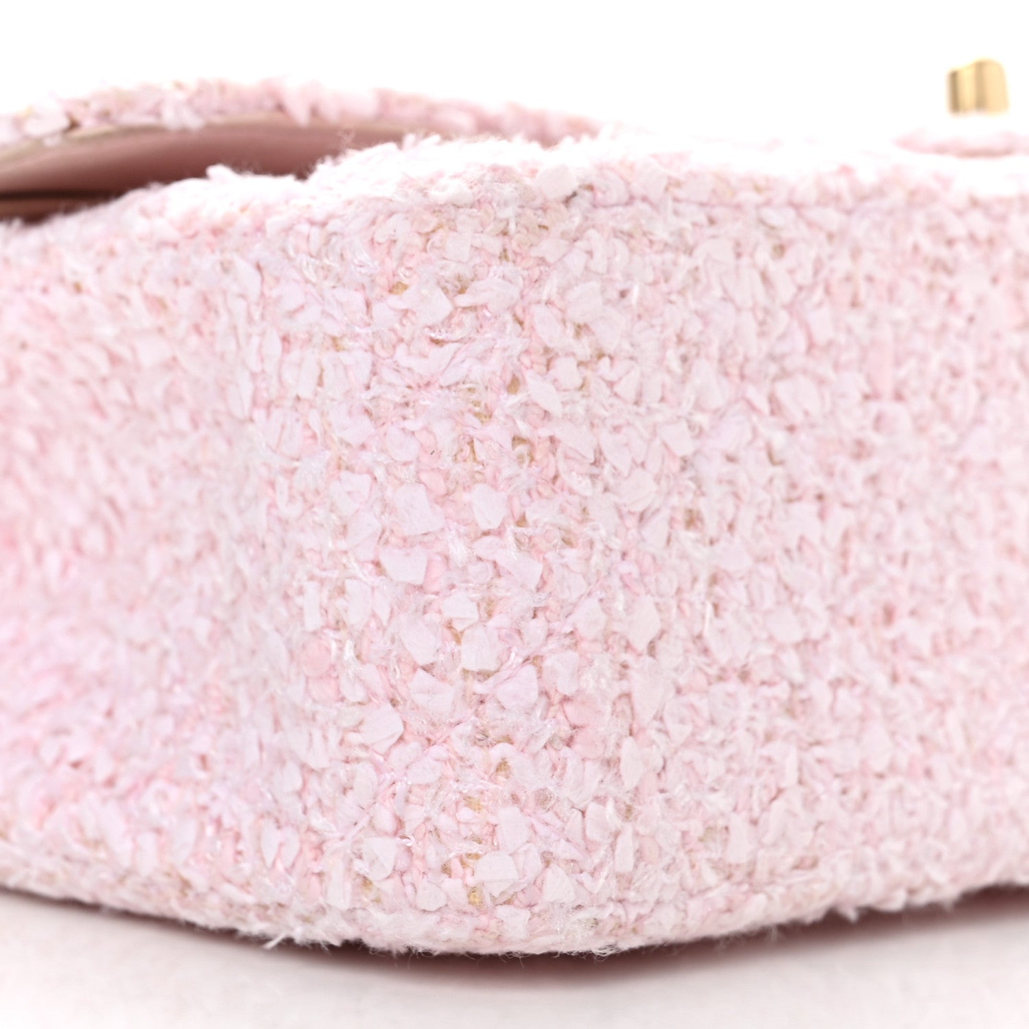 Chanel Tweed Medium Double Flap Pink 9 of 11