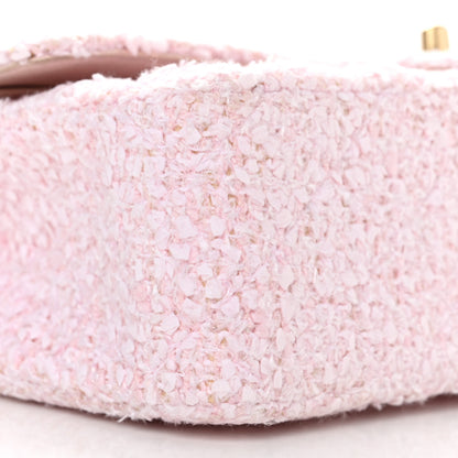 Chanel Tweed Medium Double Flap Pink 9 of 11