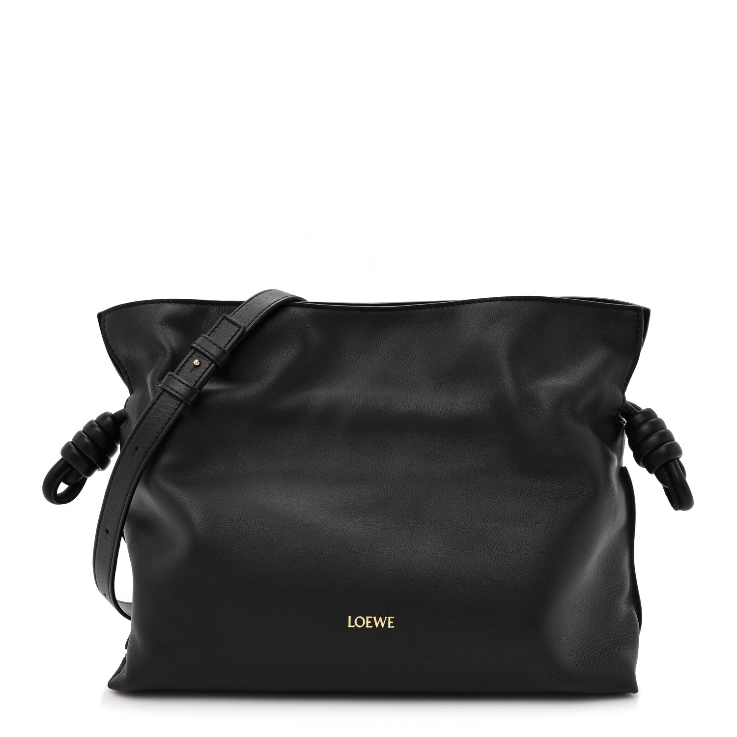 Loewe Nappa Medium Flamenco Knot Bag Black 1 of 12