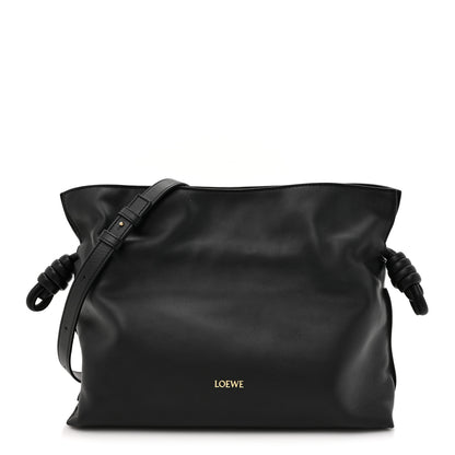 Loewe Nappa Medium Flamenco Knot Bag Black 1 of 12