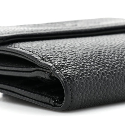 Chanel Caviar Timeless CC Compact Flap Wallet Black 11 of 11