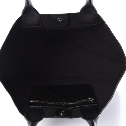 Givenchy Calfskin Crocodile Embossed Easy Tote Black 5 of 13