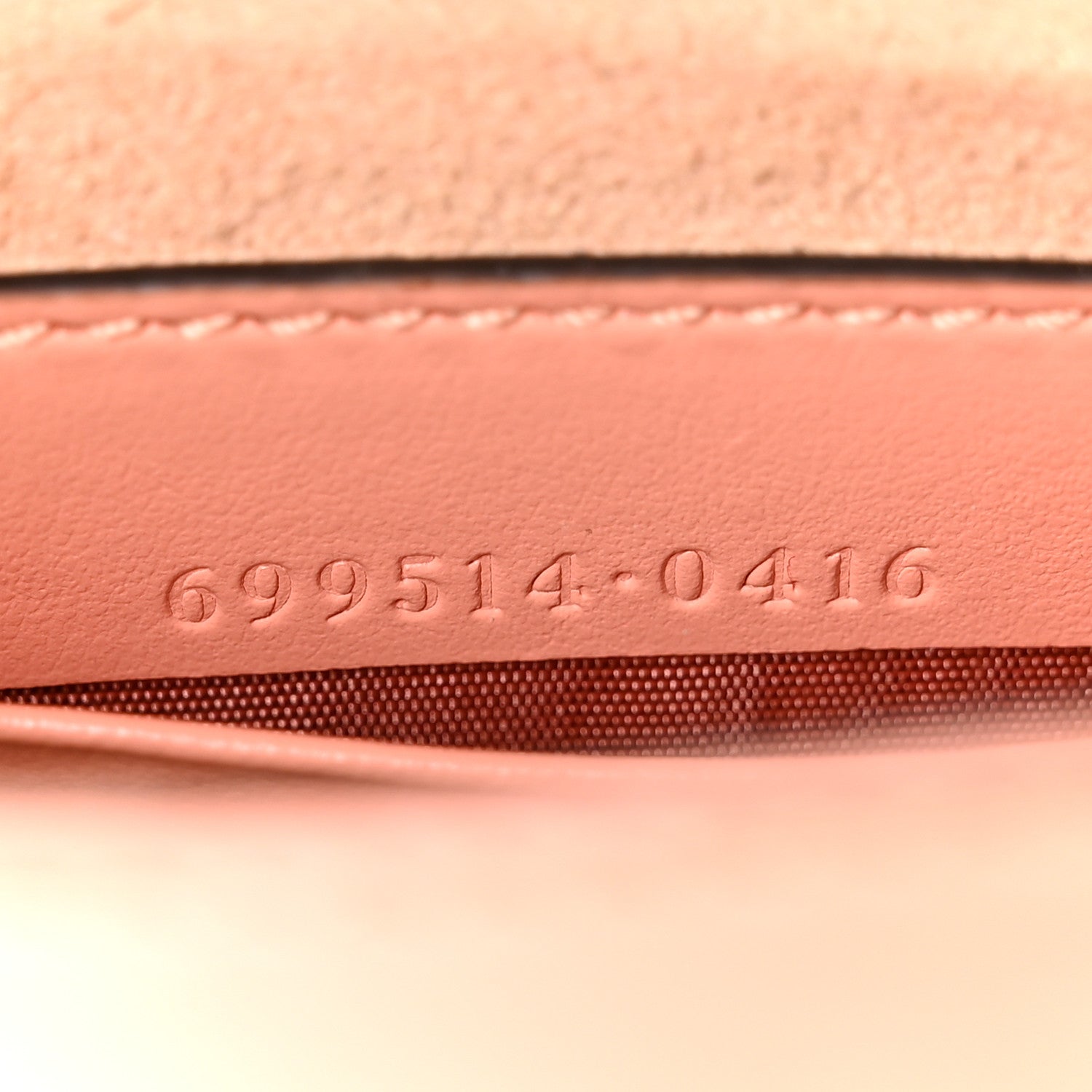 Gucci Calfskin Vertical Ring Matelasse Mini GG Marmont Half Moon Hobo Peachy Chic 7 of 11