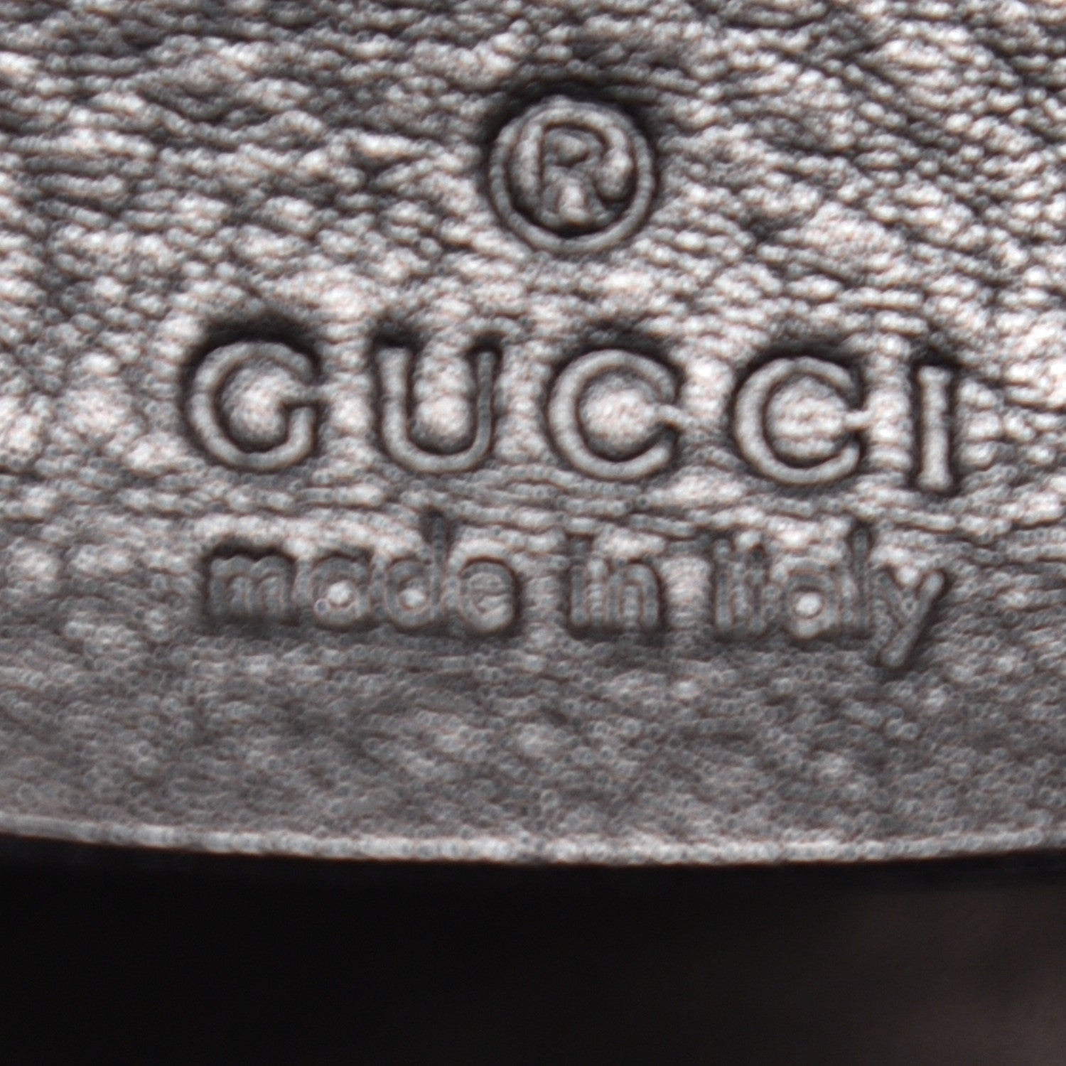 Gucci Pebbled Calfskin Medium Icon Bit Shoulder Bag Black 5 of 9