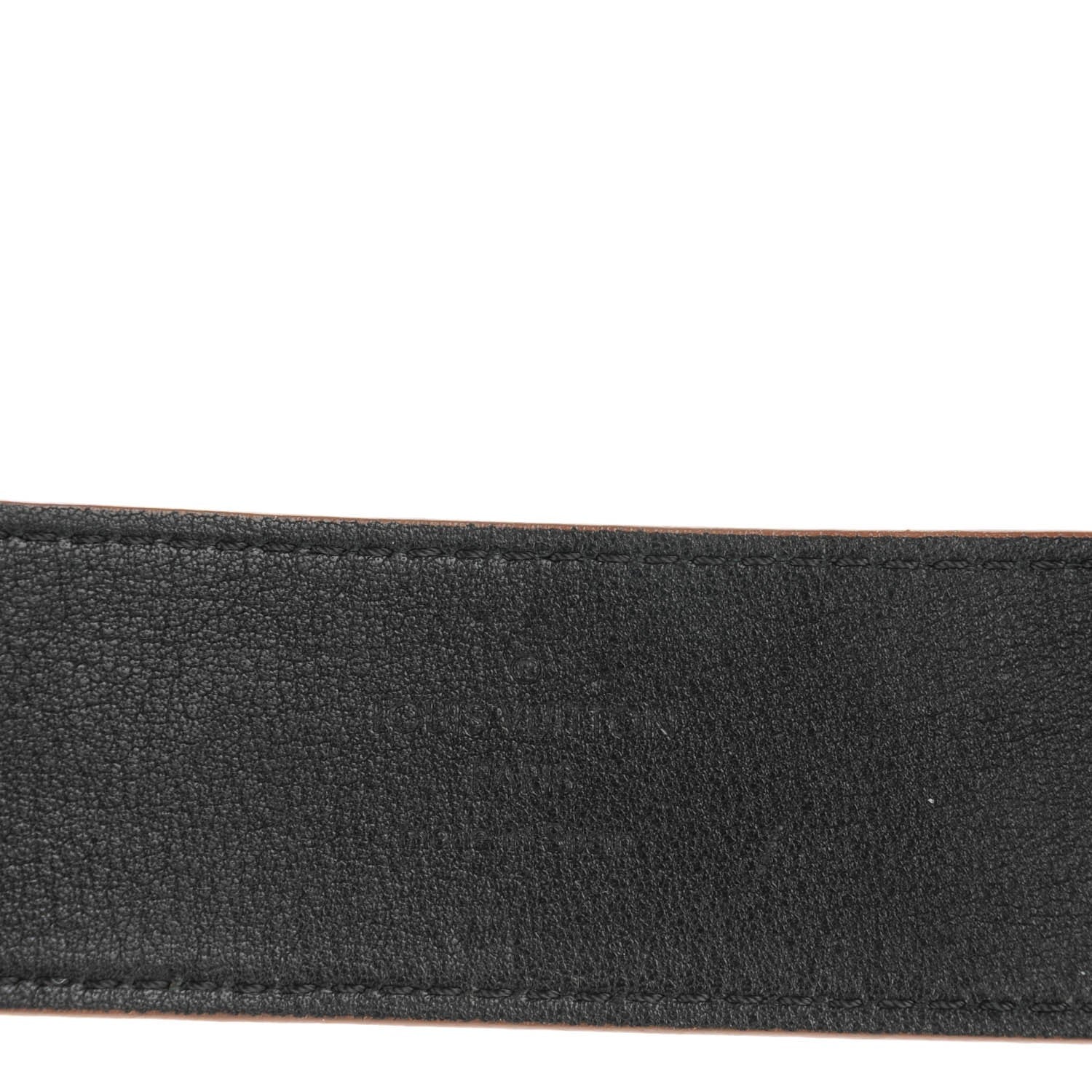 Louis Vuitton Calfskin Logo Belt 95 38 7 of 7