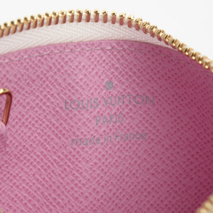 Louis Vuitton Monogram Multicolor Key Pouch White Litchi 5 of 7