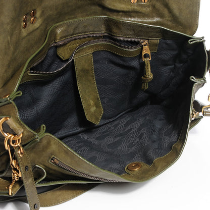 Proenza Schouler Lambskin Extra Large PS1 Satchel Military 8 of 10