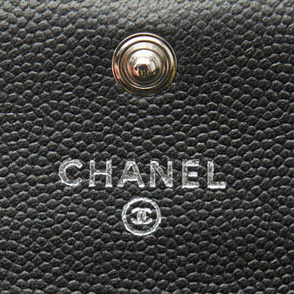 Chanel Caviar Quilted Boy Flap Card Holder So Black 6 of 8