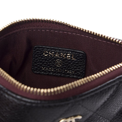 Chanel Caviar Quilted Small Cosmetic Case Black 6 of 7