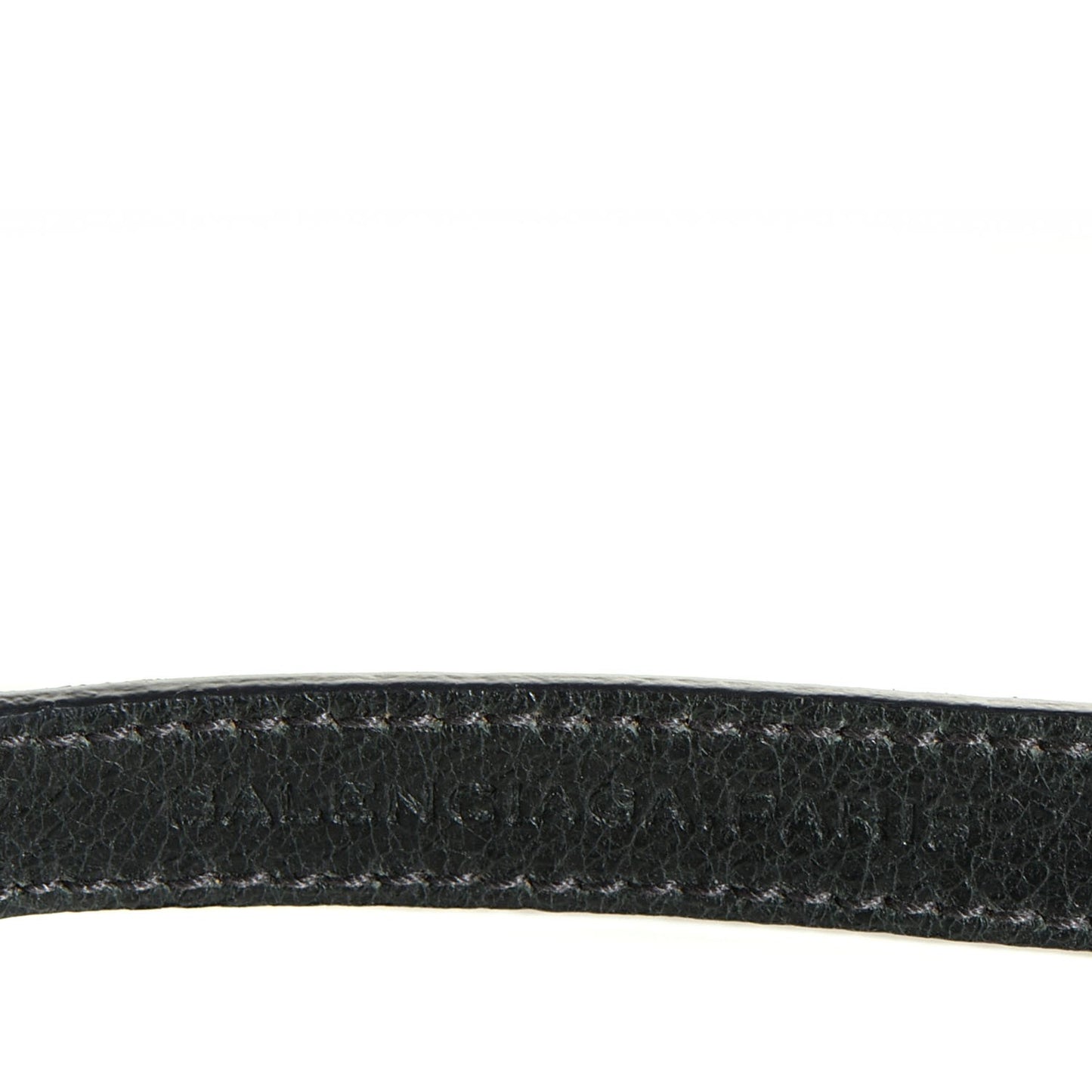 Agneau Arena Classic Hardware Triple Tour Giant 12 Silver Hardware Bracelet Black