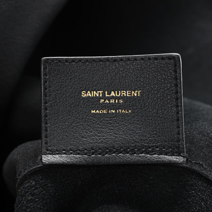 Saint Laurent Calfskin Large Shopping Tote Black 7 of 10