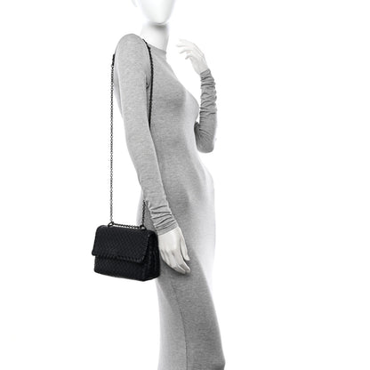 Bottega Veneta Nappa Intrecciato Baby Olimpia Shoulder Bag Tourmaline 2 of 9