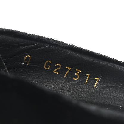Chanel Velvet Camellia Pumps 37.5 Black 8 of 10