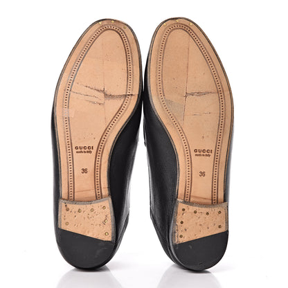 Gucci Lambskin Womens Brixton Horsebit Loafers 36 Black 7 of 16