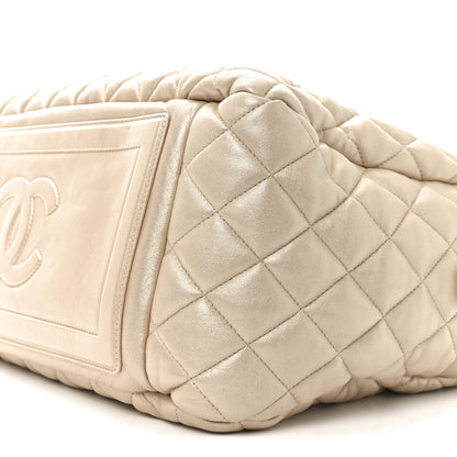 Chanel Lambskin Coco Cocoon Bowler Light Gold 10 of 10