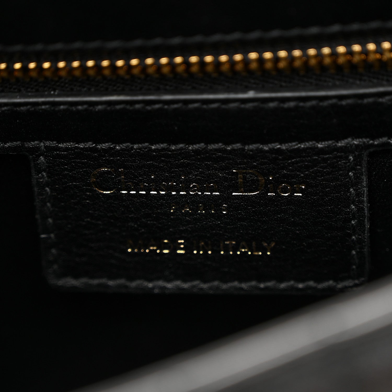 Christian Dior Calfskin Cannage Small Caro Bag Black 6 of 11