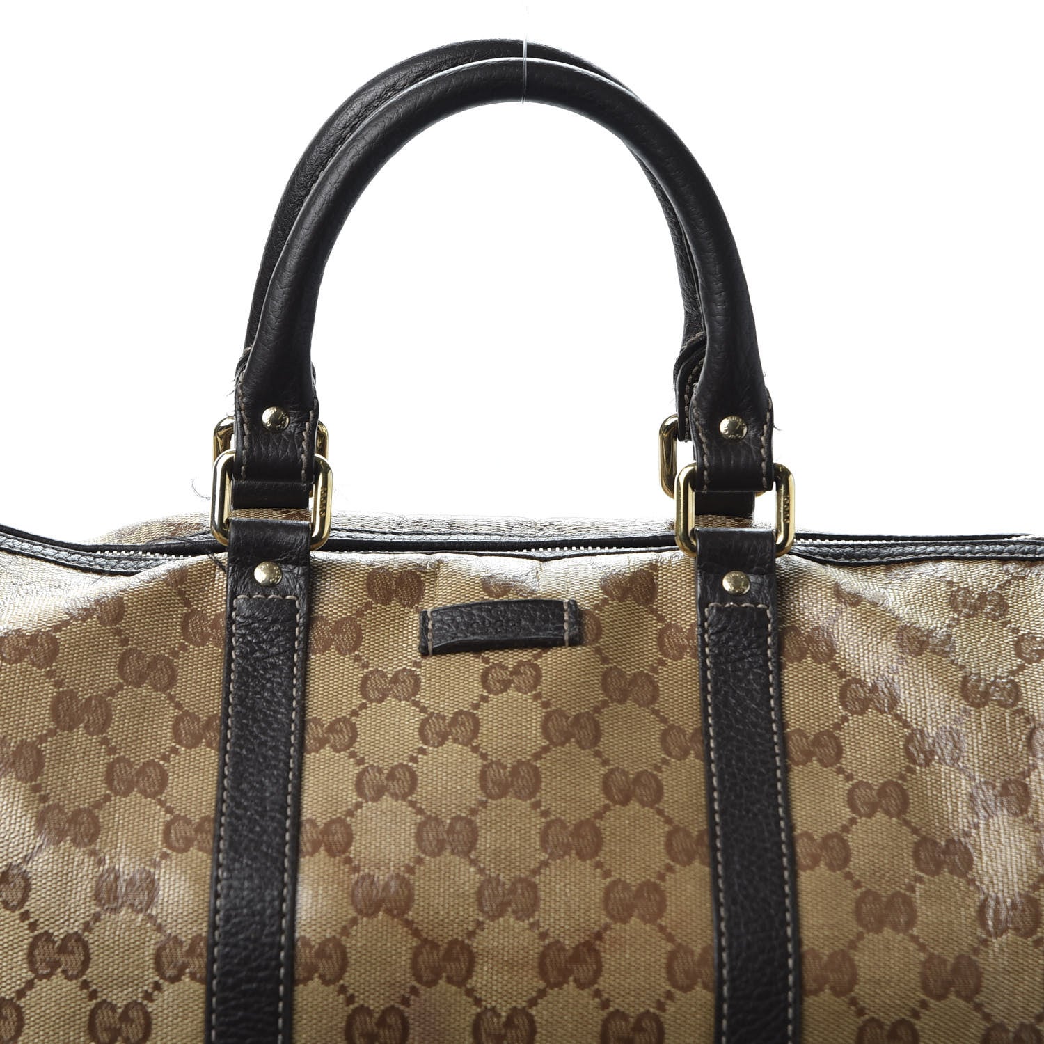 Gucci Crystal Monogram Medium Joy Boston Dark Brown 12 of 14