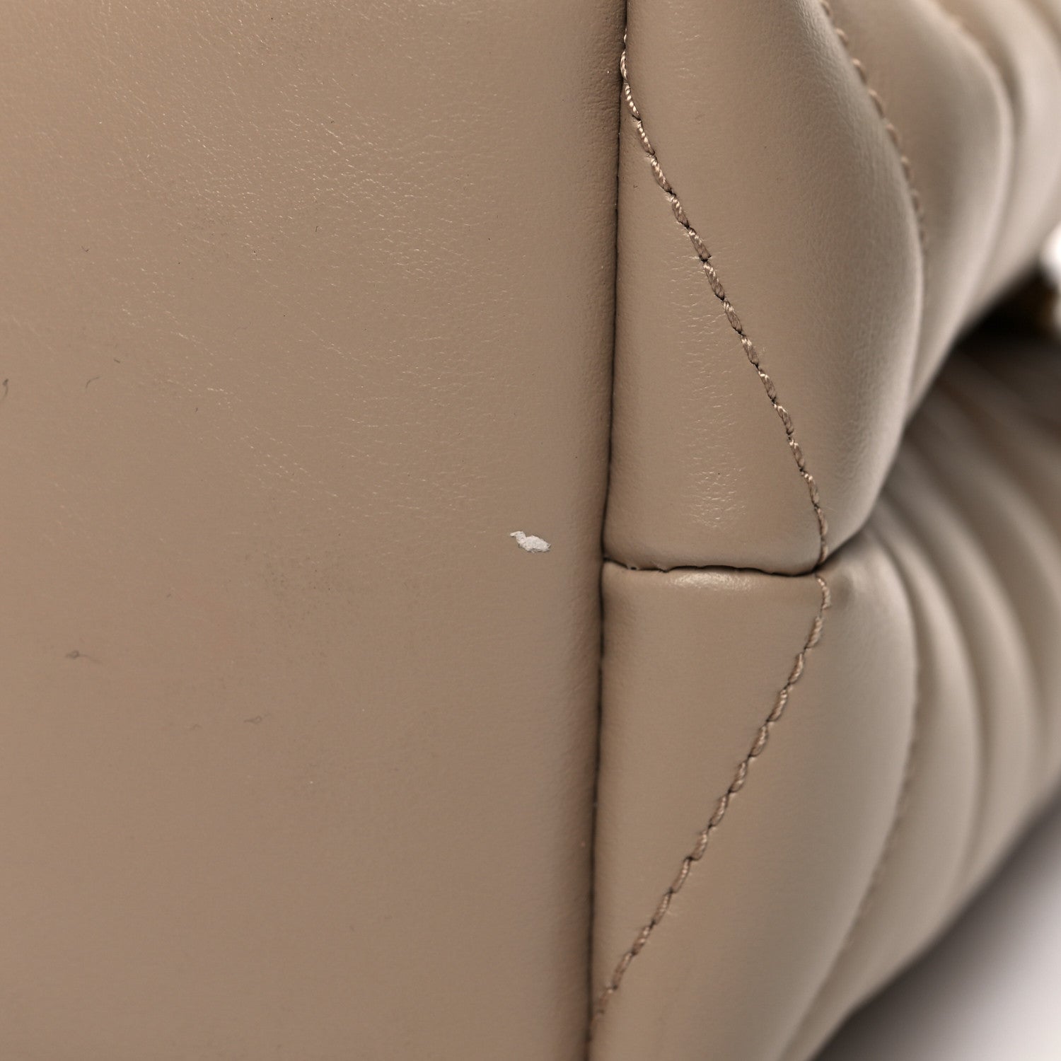 Saint Laurent Calfskin Y Quilted Monogram Medium Loulou Chain Satchel Dark Beige 12 of 12