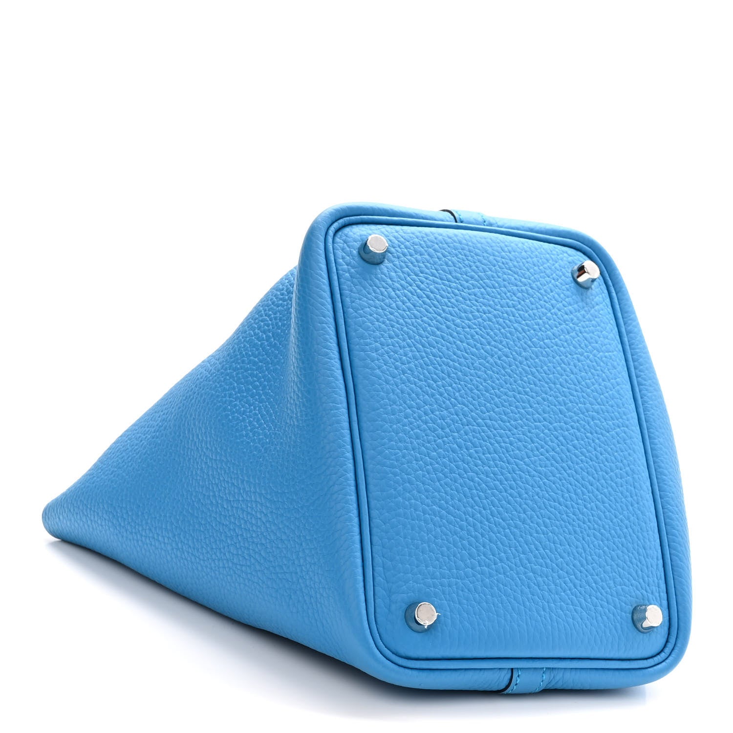 Hermes Taurillon Clemence Picotin Lock 18 PM Bleu Frida 3 of 8