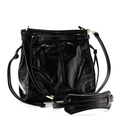 Prada Soft Lux Calfskin Mini Bonnie Black 3 of 9