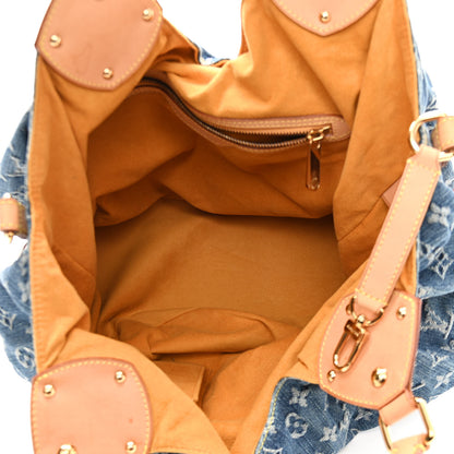 Louis Vuitton Denim Mahina XL Blue 5 of 10