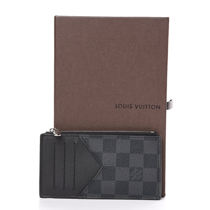 Louis Vuitton Damier Graphite Coin Card Holder 6 of 6