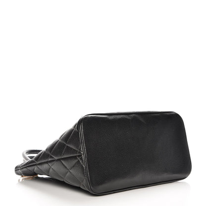 Chanel Caviar Quilted Medallion Tote Black 4 of 10