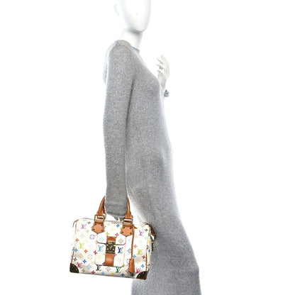 Louis Vuitton Monogram Multicolor Speedy 30 White 2 of 10