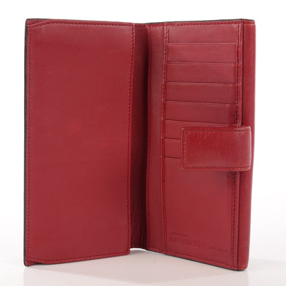 Alexander McQueen Calfskin Skull Continental Wallet Red 6 of 8