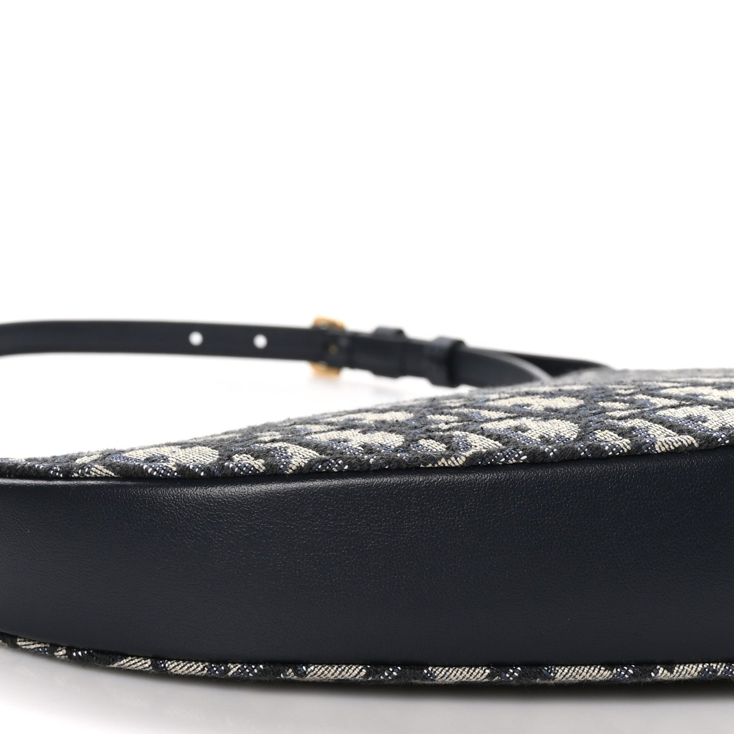 Oblique Saddle Rodeo Pouch Navy Blue