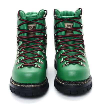 Gucci X THE NORTH FACE Calfskin Mens Hiking Ankle Boots 9 New Shamarock 3 of 11